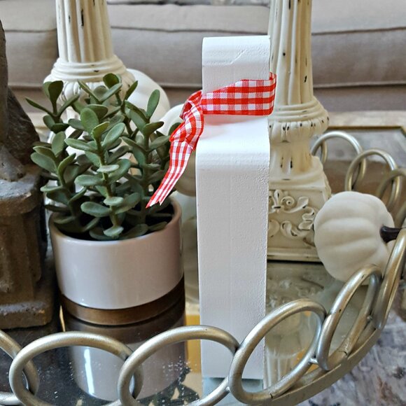 NEW! "Baking Spirits Bright" SOLID WOOD TABLE DECOR - Picture 2 of 3